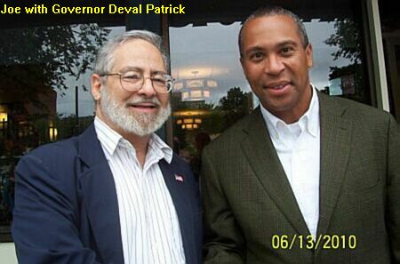 With Governor Deval Patrick, 2010